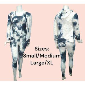 Women's Comfy 3 pc Tracksuit/Sweatsuit/Loungewear Set Size L/XL *stretchy*